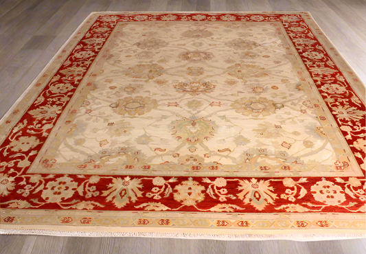 Fine Hand Knotted Afghan Ziegler Rug - 310x250cm