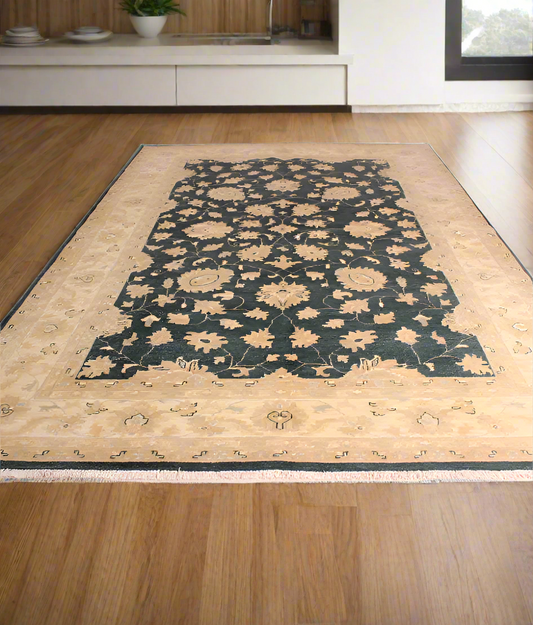 Fine Hand Knotted Afghan Ziegler Rug - 300x200cm