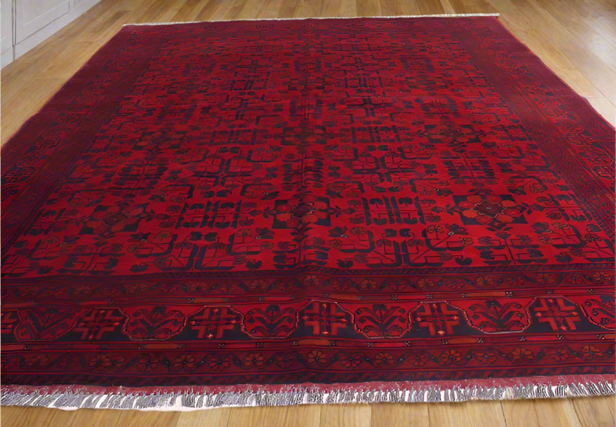 Afghan Hand Knotted Khal Mohammadi Rug 240x170