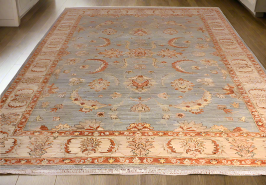 Fine Hand Knotted Afghan Ziegler Rug 300x200cm