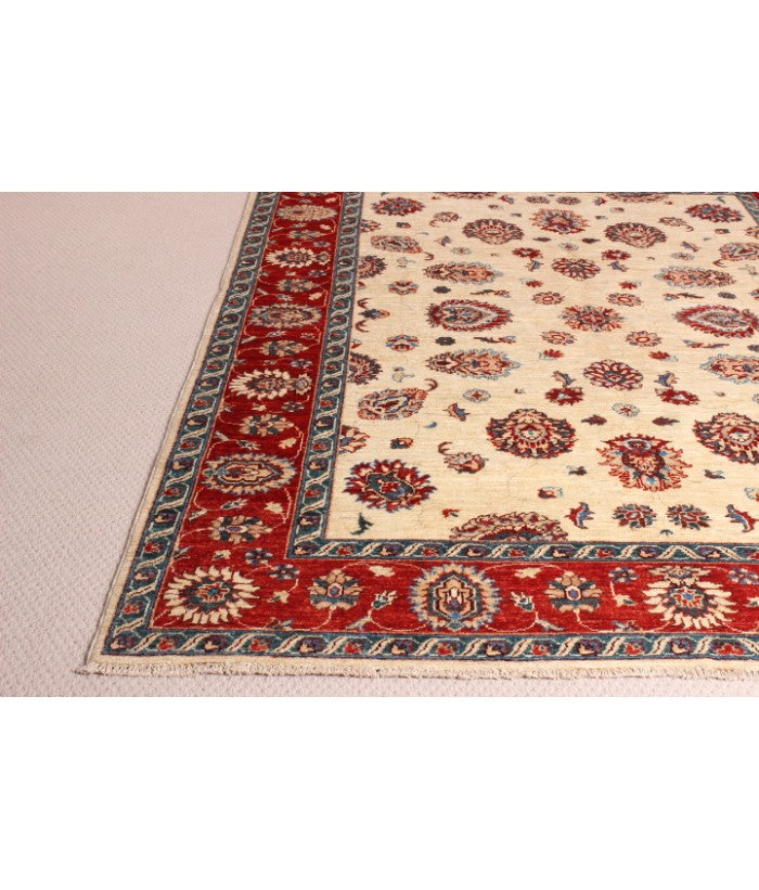 Afghan Fine Hand Knotted Ziegler Rug - 245x175cm