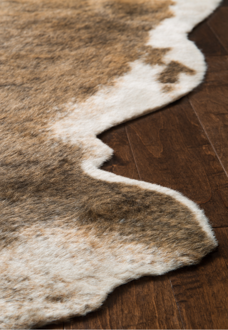 Grand Canyon Faux Cow Hide Camel/Beige Rug