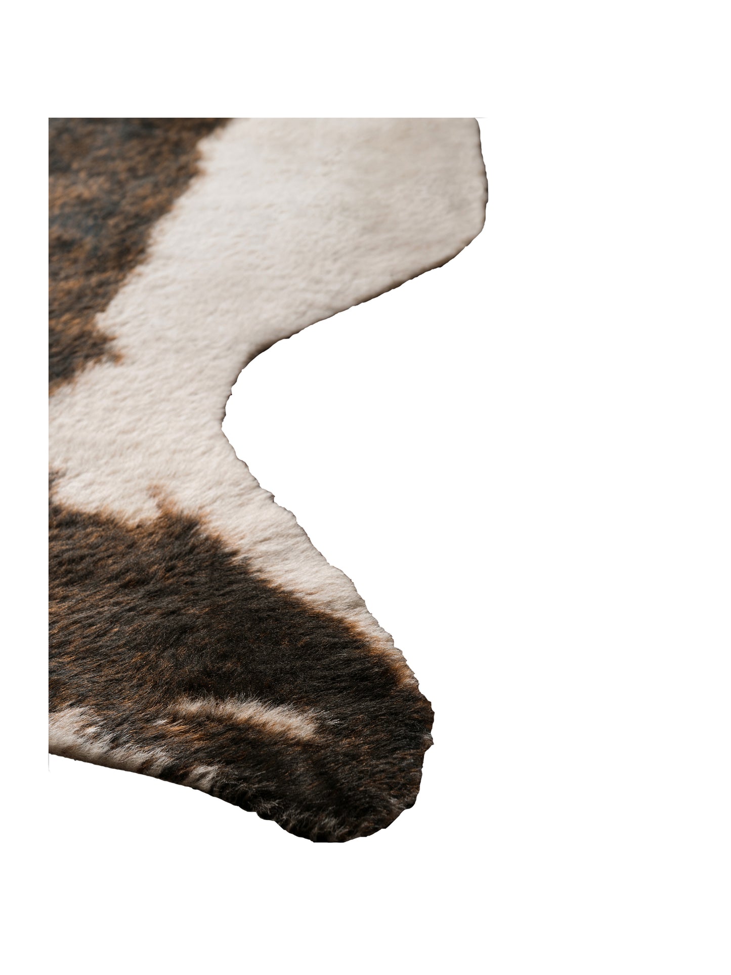 Grand Canyon Faux Cow Hide Rug - Beige/Brown