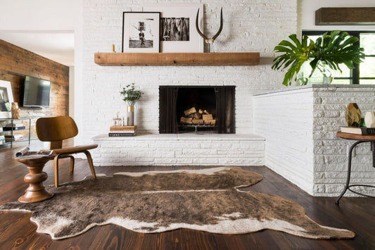 Grand Canyon Faux Cow Hide Camel/Beige Rug