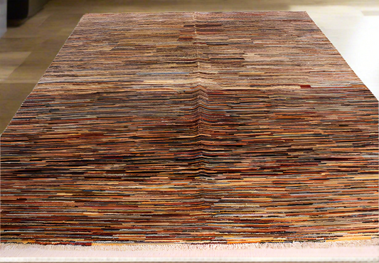 Afghan Hand Knotted Ziegler Gabbeh Rug 205x167cm