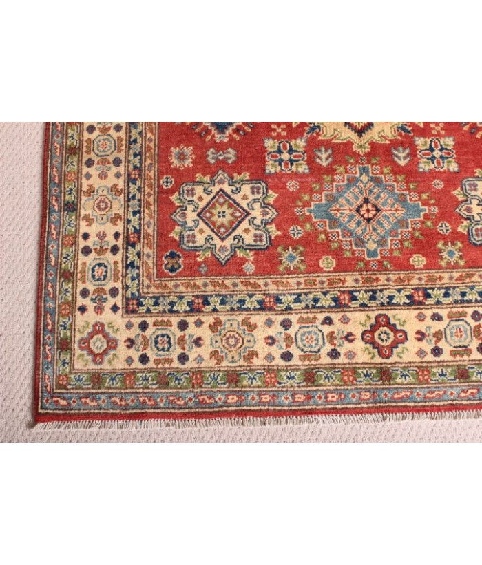 Hand Knotted Ghazni Kazak Rug - 210x160