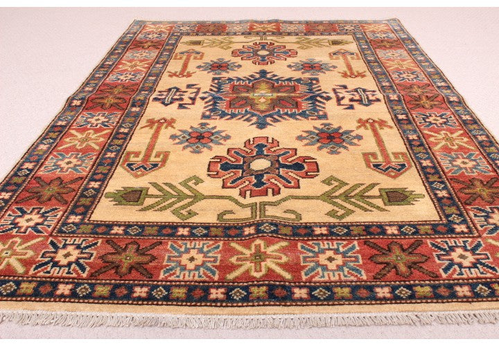 Handmade Ghazni Kazak Rug - 150x100