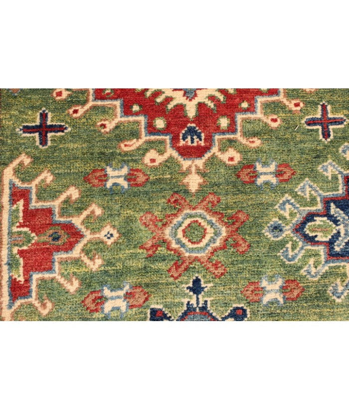 Hand Knotted Afghan Ghazni Kazak Rug 240x170