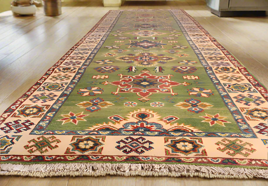 Handmade Afghan Ghazni Runner - 300x85