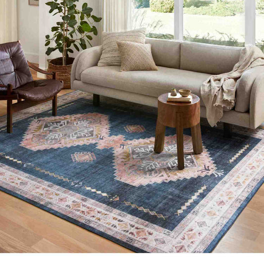 Heidi Denim Blush Rug - 229x289cm