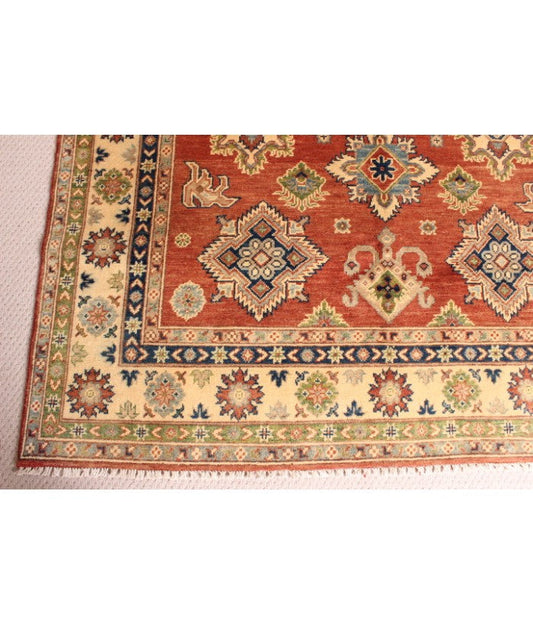 Hand Knotted Afghan Ghazni Kazak Rug 245x170