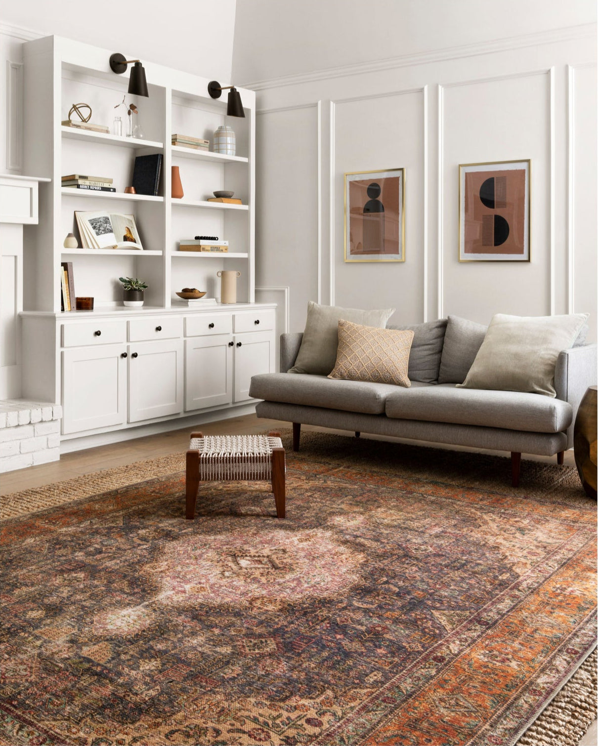 Loren Plum Multi Color Rug - 274Cm x 366Cm