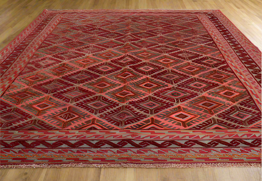 Handmade Oriental Moshwani Kilim Rug 200x160