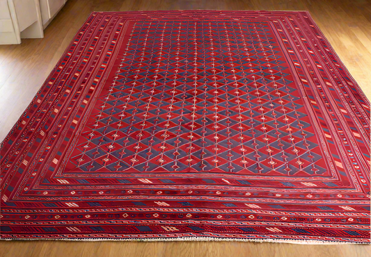 Handmade Oriental Moshwani Kilim Rug 300x205