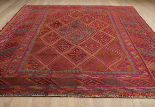Handmade Oriental Moshwani Kilim Rug 185x140