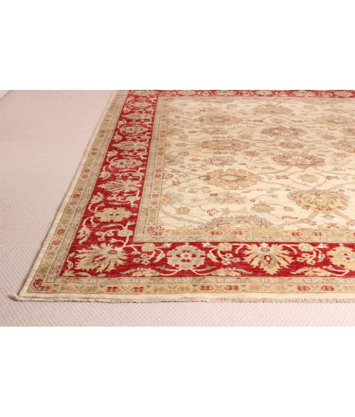 Fine Hand Knotted Afghan Zeigler Rug - 310x255cm