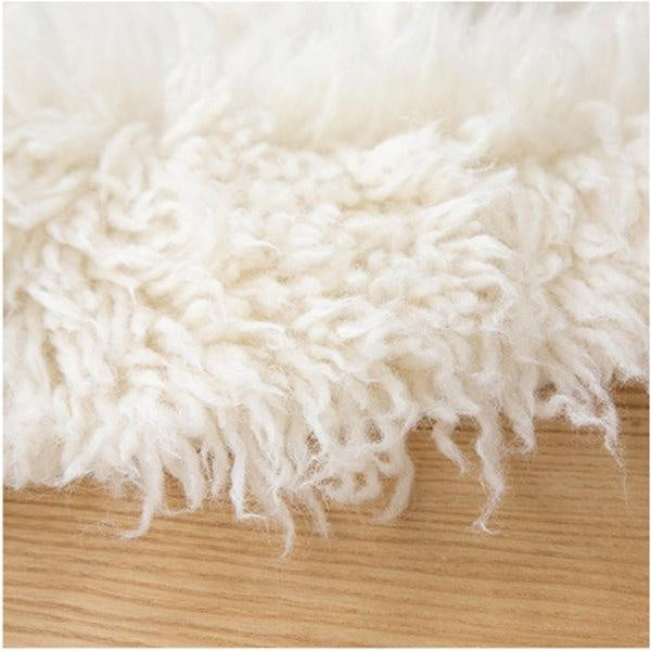 Flokati Pure Wool Round Rug - 200x200cm