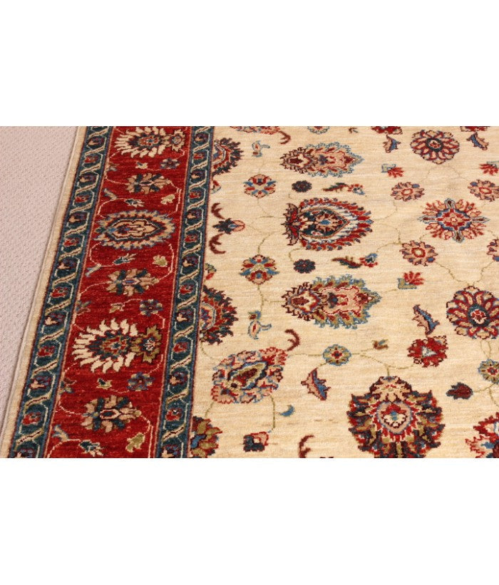 Fine Hand Knotted Afghan Ziegler Rug - 245x175