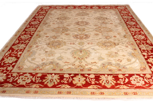 Fine Hand Knotted Afghan Ziegler Rug - 310x250cm
