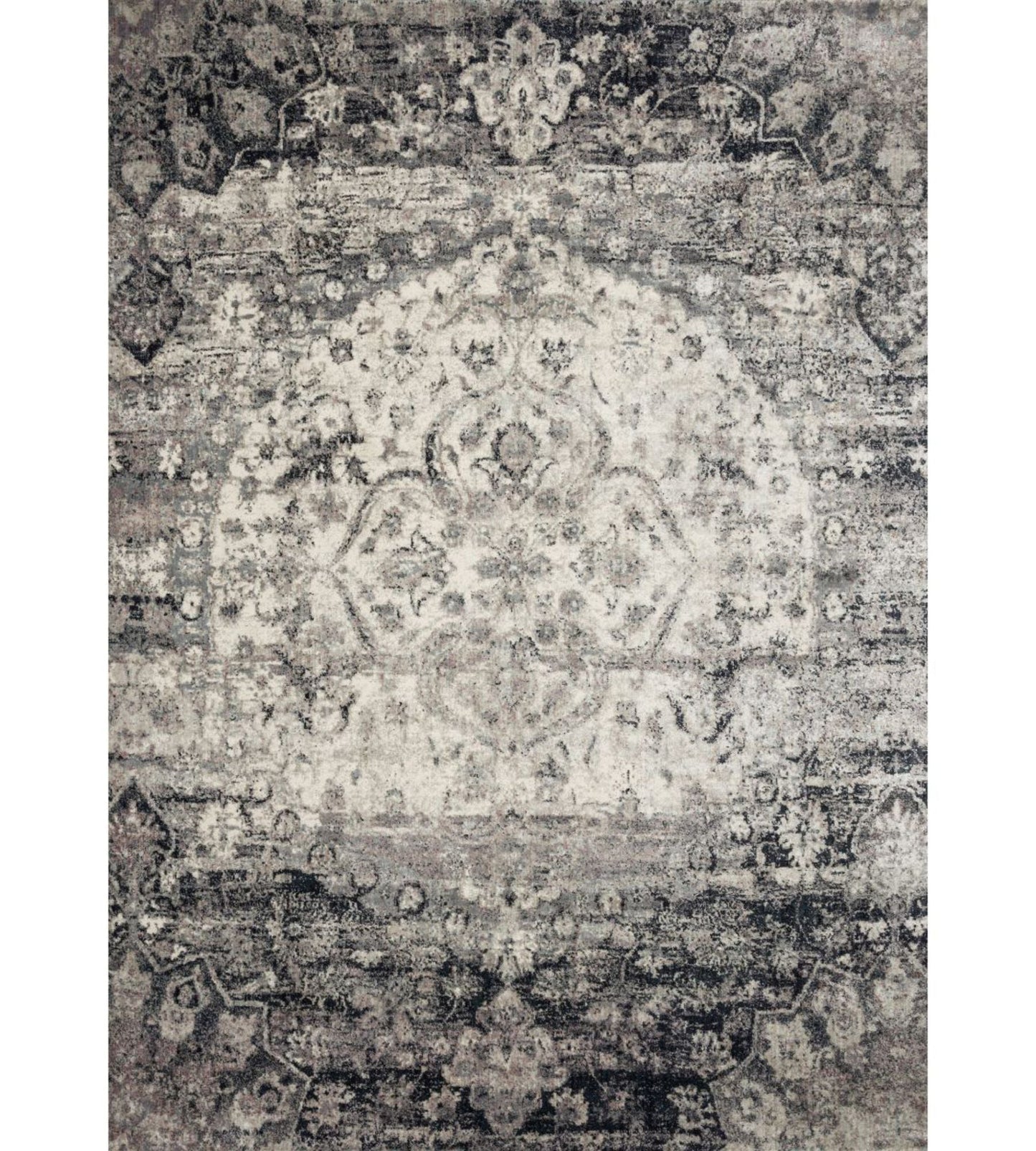 Anastasia Ink/Ivory Rug - 201x279cm