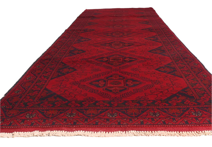 Afghan Andkhoy Hand Knotted Runner 300x80