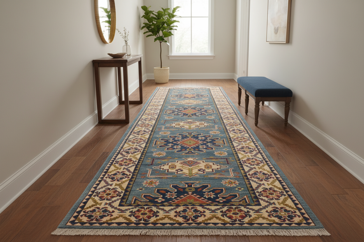 Handmade Afghan Kazak Runner 300x82