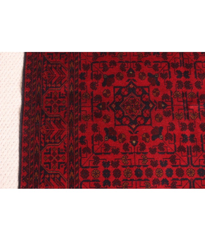 Afghan Hand Knotted Khal Mohammadi Rug 205x130