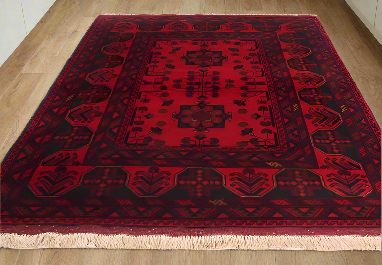 Afghan Khal Mohammadi Hand Knotted Rug 160x100