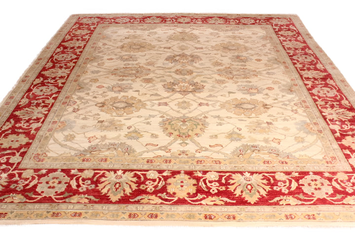 Fine Hand Knotted Afghan Zeigler Rug - 310x255cm