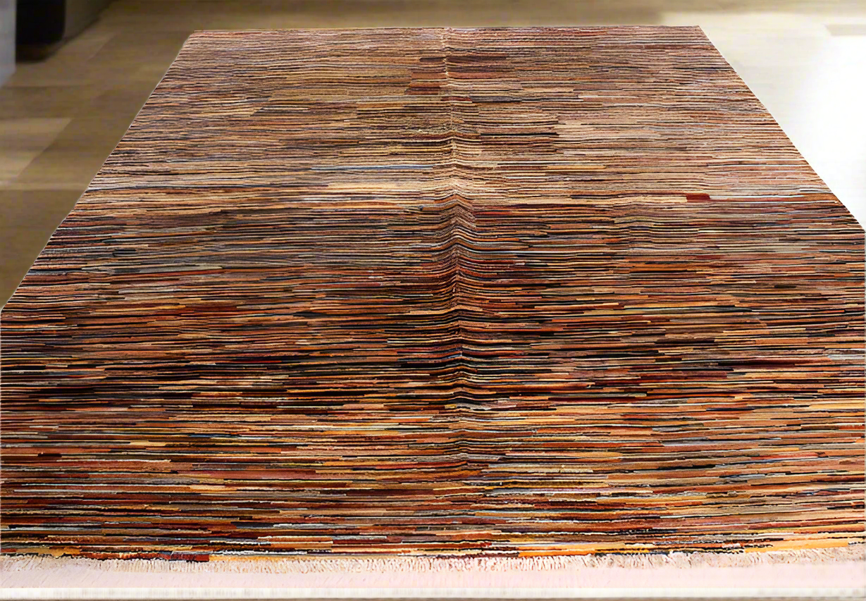 Afghan Hand Knotted Ziegler Gabbeh Rug 205x167cm