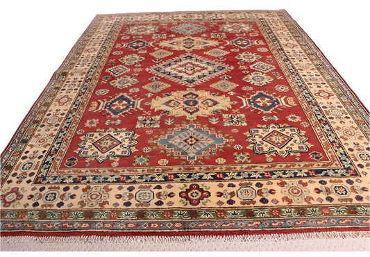 Hand Knotted Ghazni Kazak Rug - 210x160