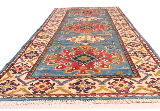Handmade Ghazni Kazak Runner - 205x80