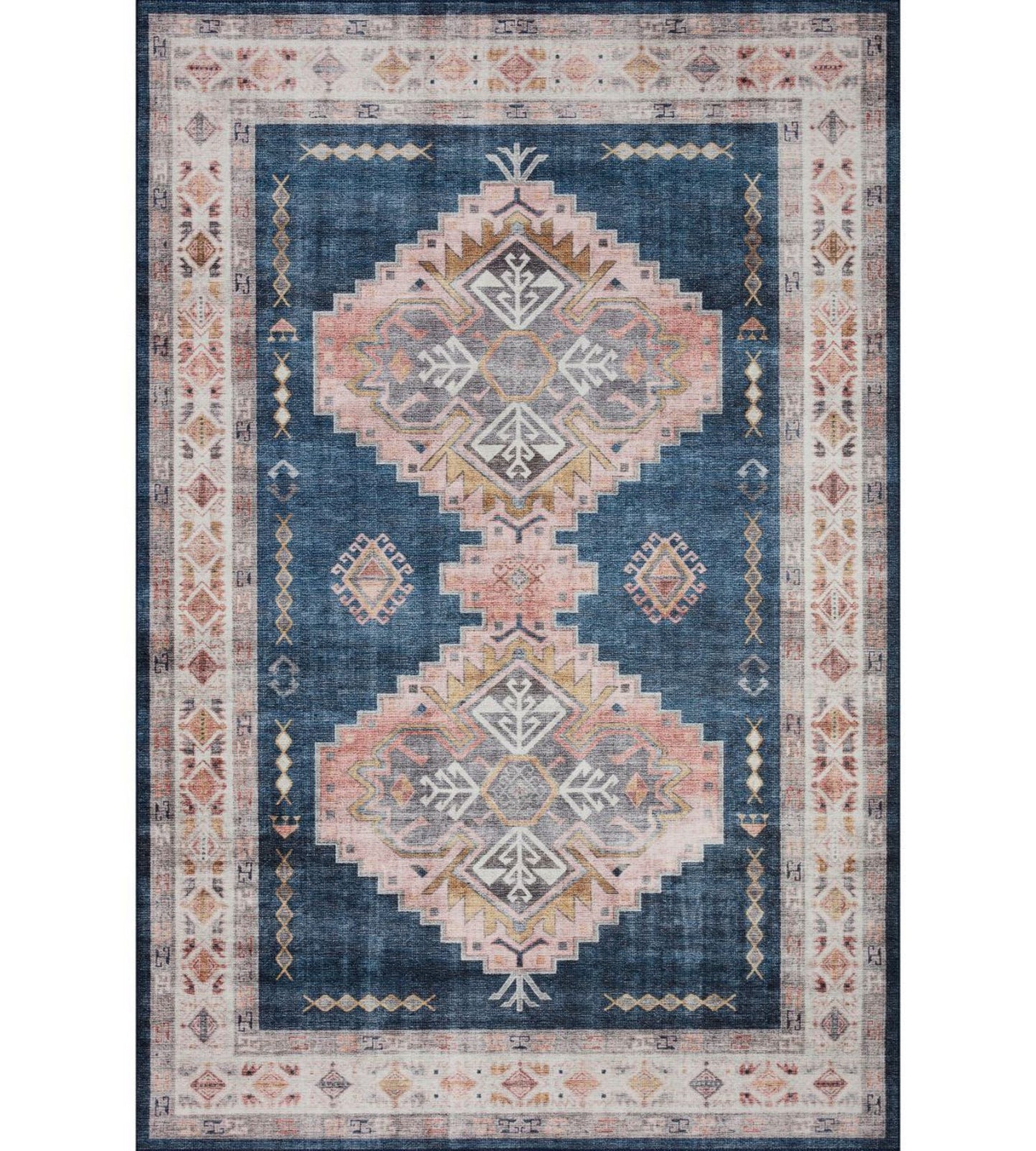 Heidi Denim Blush Rug - 229x289cm