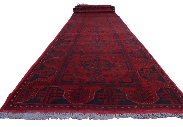 Afghan Andkhoy Hand Knotted Runner 500x80