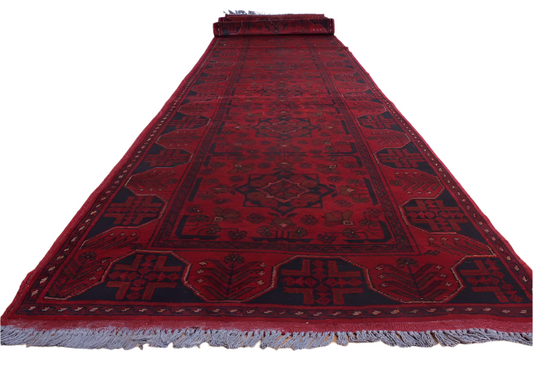 Afghan Andkhoy Hand Knotted Runner 500x80