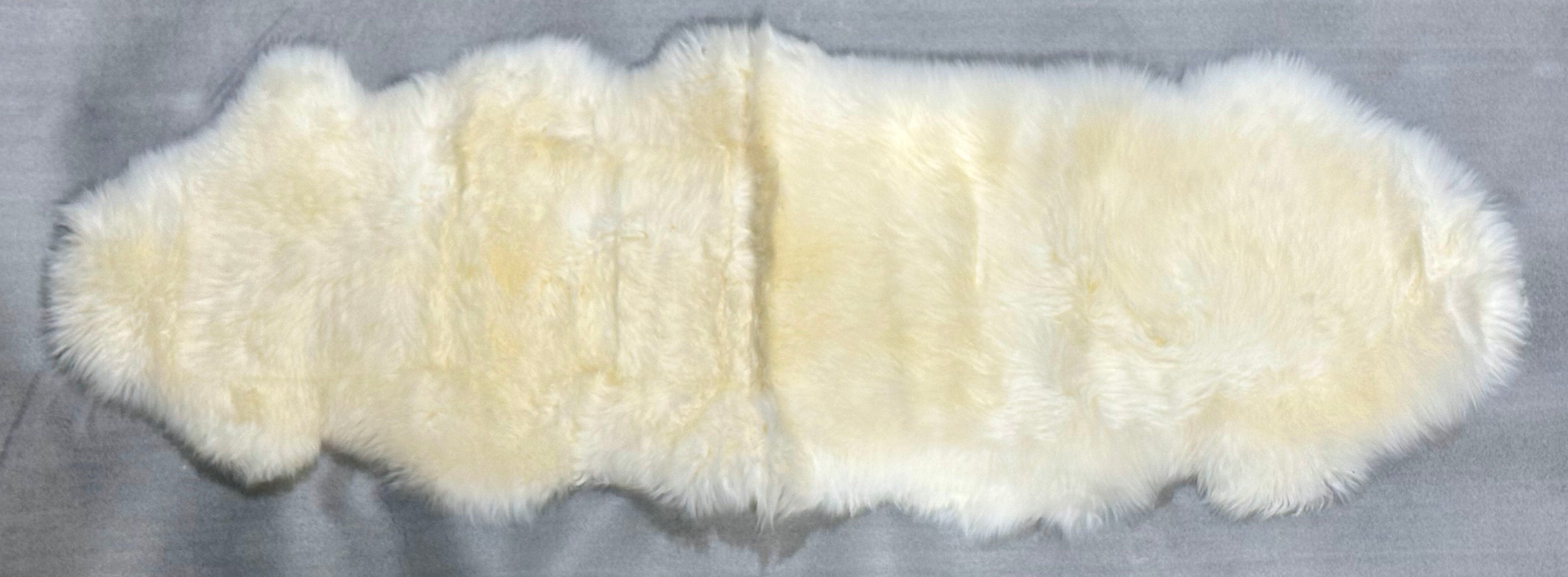 Kaikoura Long Wool Double NZ Sheepskin - Ivory – Rug Me