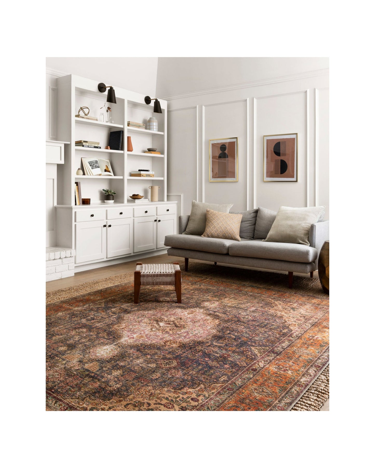 Loren Plum Multi Color Rug - 274Cm x 366Cm