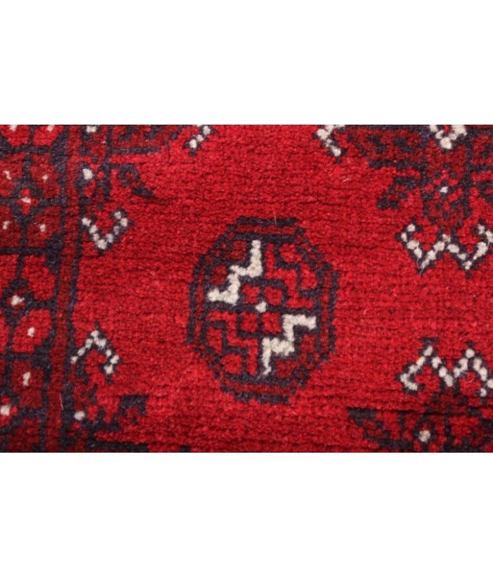 Afghan Hand Knotted Turkoman Runner 300x81cm
