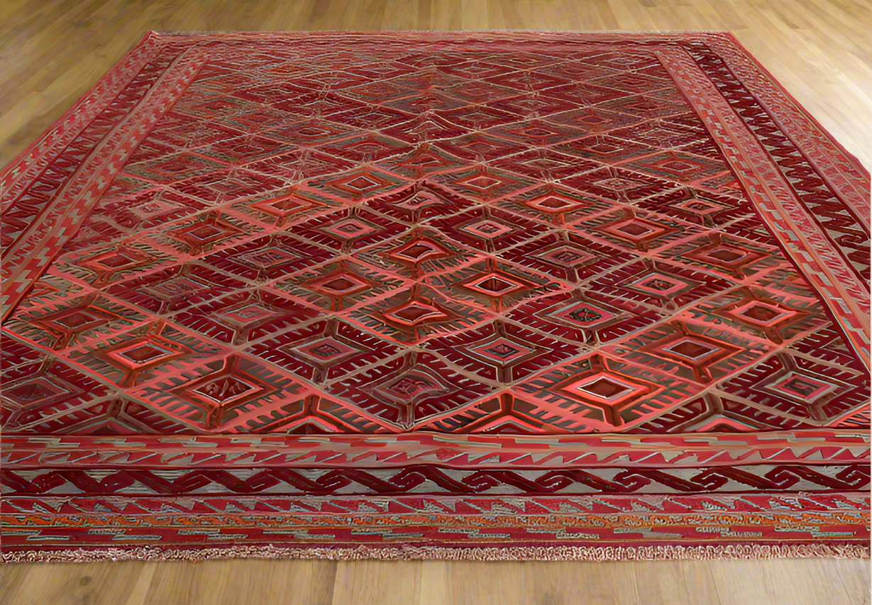 Handmade Oriental Moshwani Kilim Rug 200x160