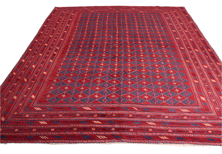 Handmade Oriental Moshwani Kilim Rug 300x205