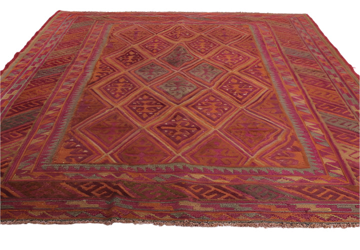 Handmade Oriental Moshwani Kilim Rug 185x140
