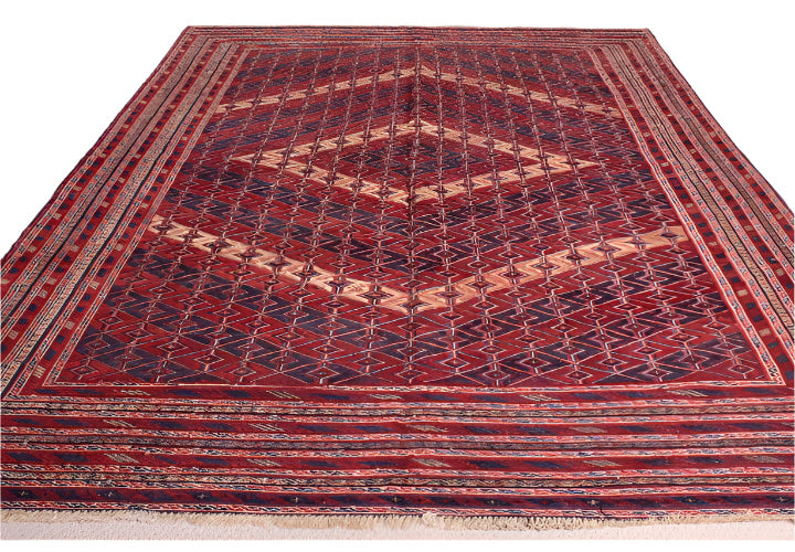 Handmade Oriental Moshwani Kilim Rug 280x190