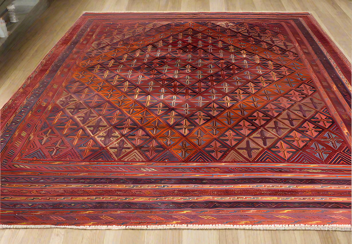 Handmade Oriental Moshwani Kilim Rug 280x210