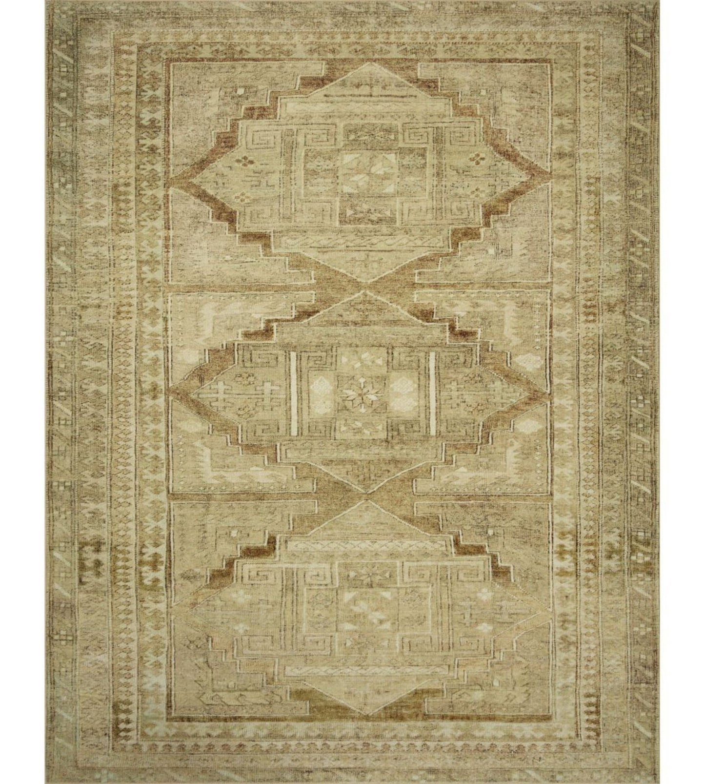 Sinclair Rug - Khaki Tobacco - 229x289cm