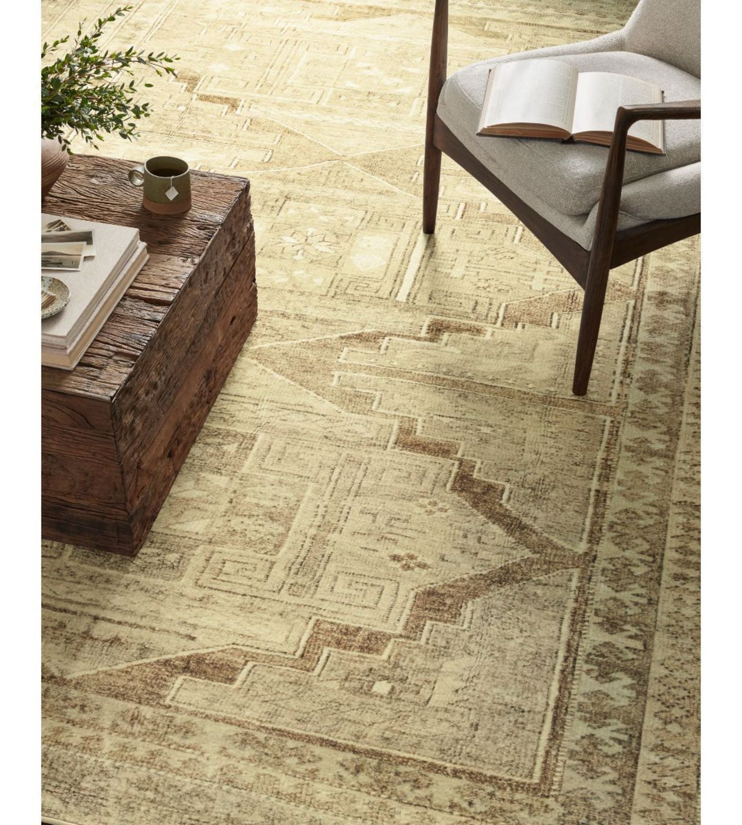 Sinclair Rug - Khaki Tobacco - 229x289cm