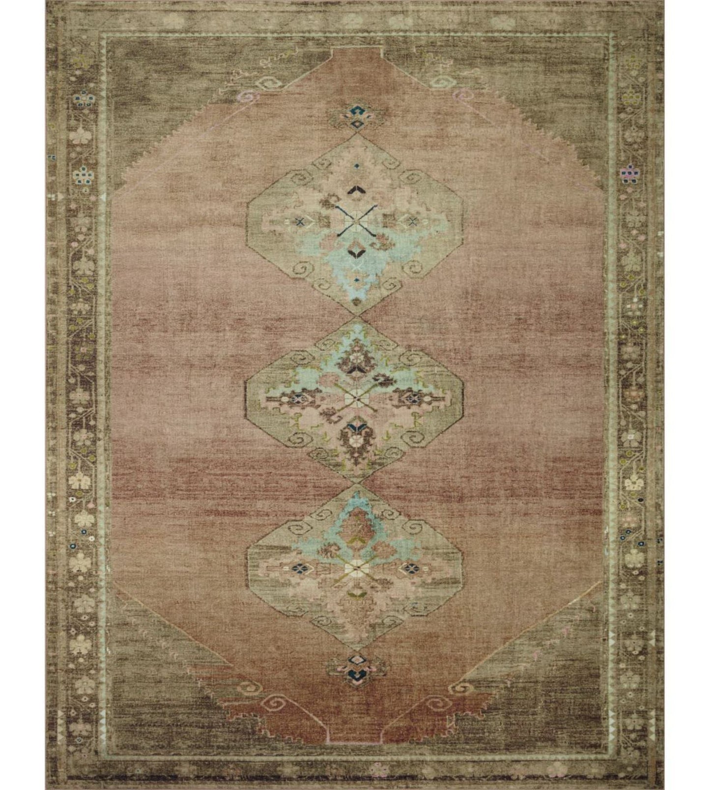 Sinclair Clay Tobacco Rug - 229x289 Cm