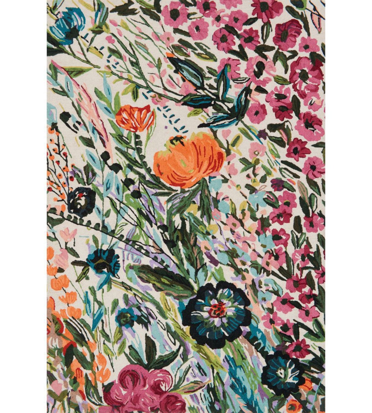 Wild Bloom Wool Rug - Ivory/Multi – Rug Me