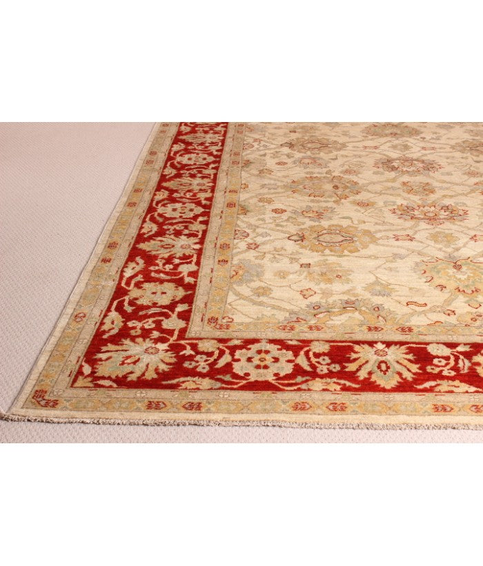 Fine Hand Knotted Afghan Ziegler Rug - 310x250cm