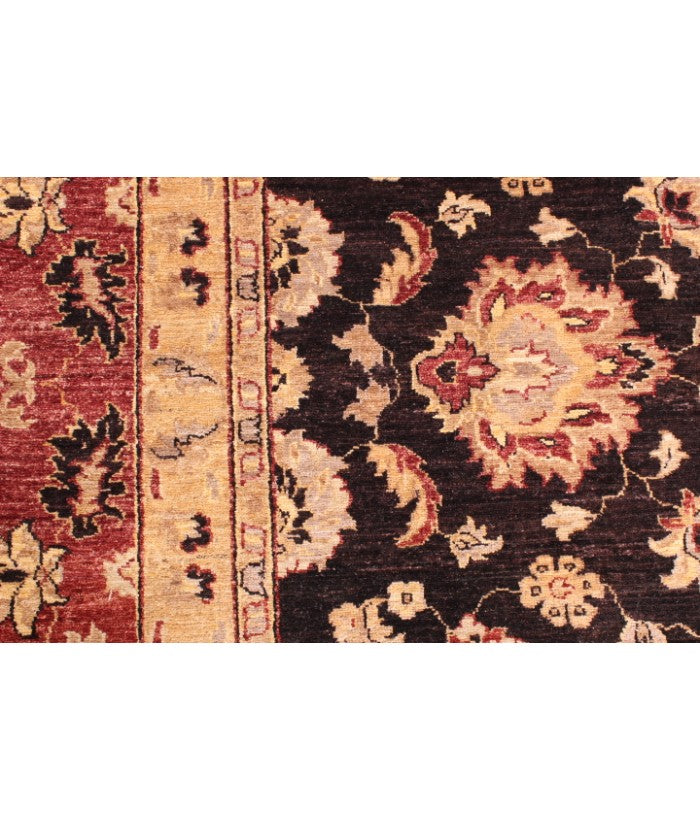 Fine Hand Knotted Afghan Ziegler Rug - 355x275cm